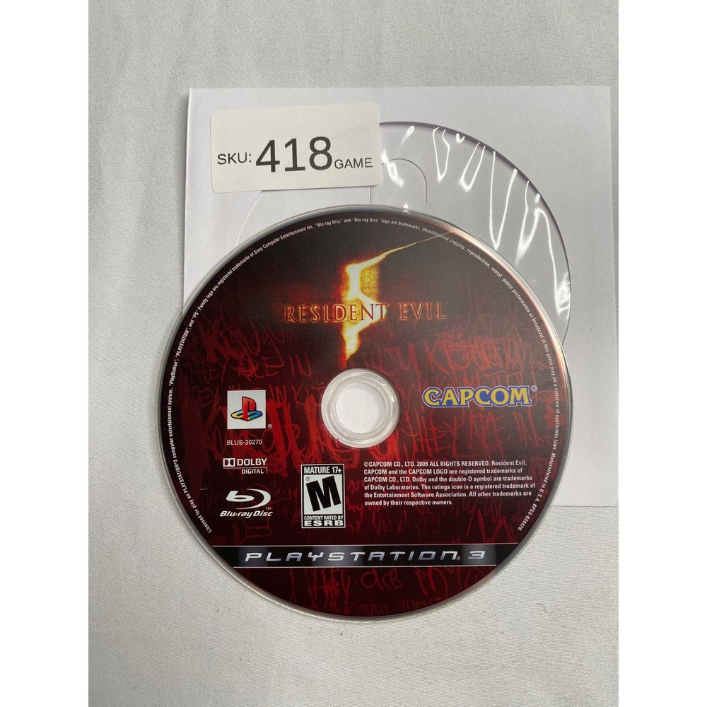 Resident Evil 5 Sony PlayStation 3